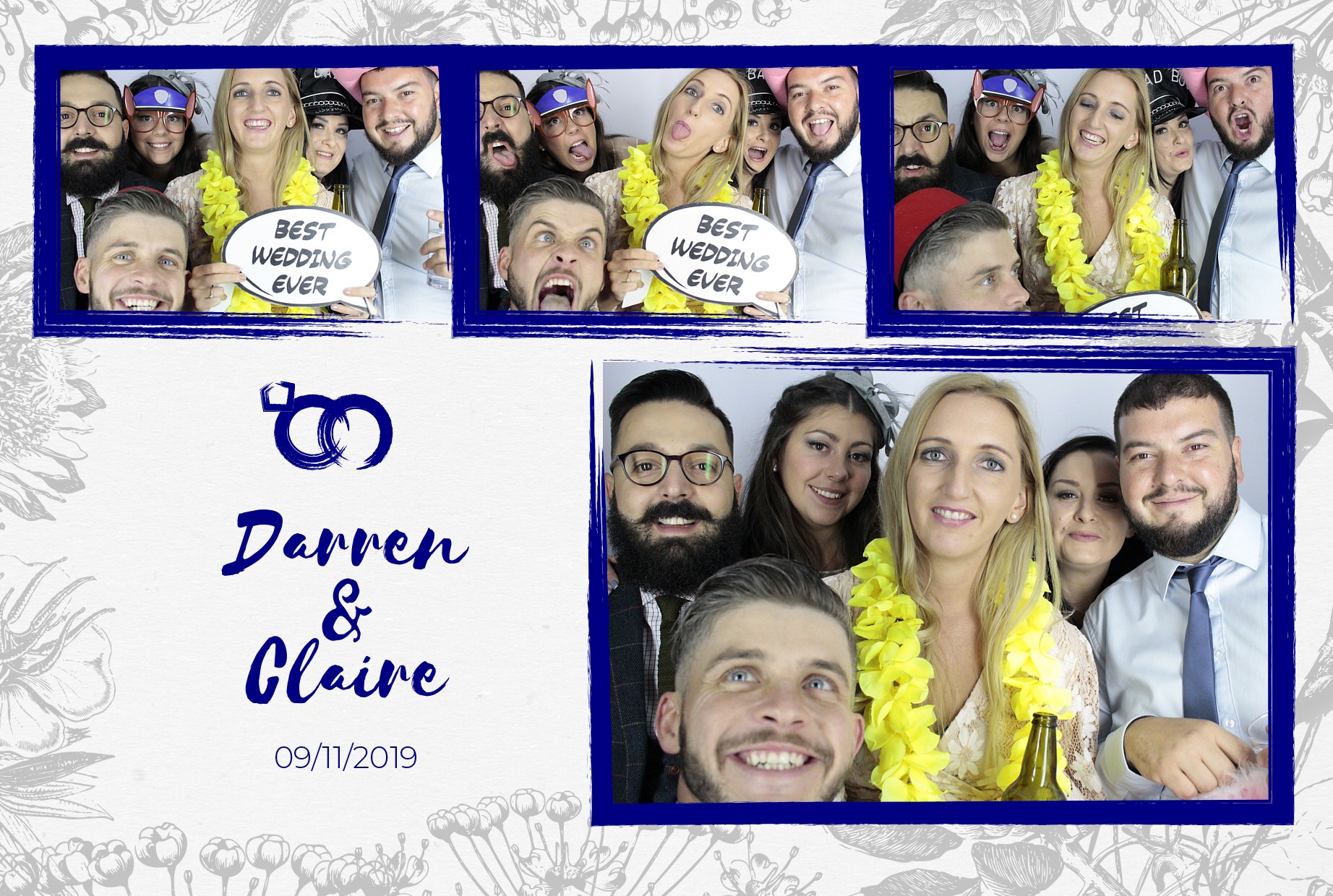 Darren and Claire’s Wedding  | View more photos from the event at gallery.myphotoboothexperience.co.uk/u/MyPhotoBoothExperienceLtd/Darren-and-Claire’s-Wedding